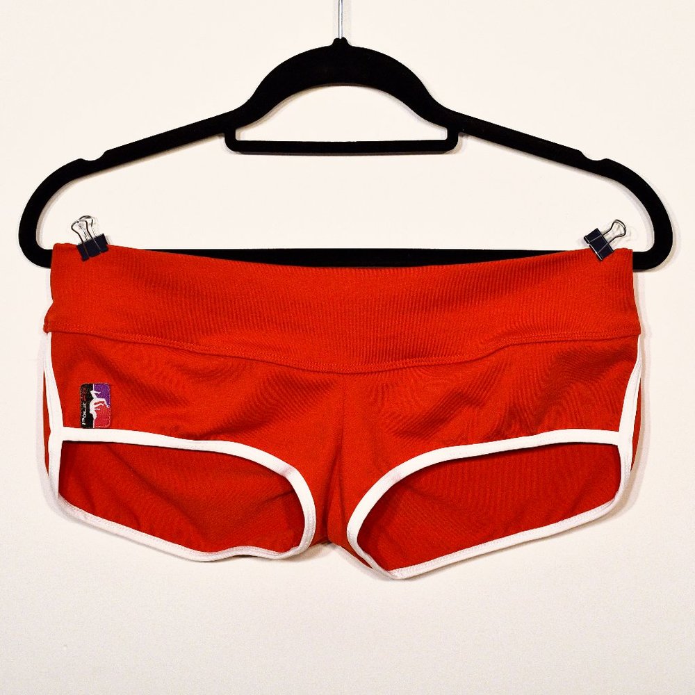 Bad Kitty Polefit Red Retro Pole Shorts